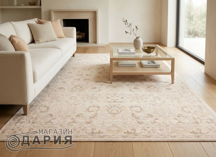 Тъкан килим KAVITA 702 cream/beige